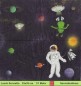 Preview: Astronaut mit Rakete und Alien - 1 Lunch Serviette - Halbes Motiv