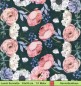 Preview: Rosen Beeren und Anemonen - 1 Lunch Serviette - Halbes Motiv