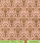 Preview: Barockmuster in rosa und gold - 1 Lunch Serviette