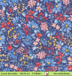 Preview: Kleine Blumen auf blau - 1 Lunch Serviette