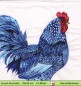Preview: Großes blaues Huhn - 1 Lunch Serviette