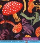 Preview: Viele bunte Pilze - 1 Cocktail Serviette