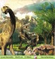 Preview: Dinosaurier am See - 1 Lunch Serviette - halbes Motiv