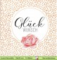Preview: Glückwunsch mit rosa Rose - 1 Lunch Serviette