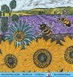 Preview: Hummeln über Sonnenblumen und Lavendel - 1 Cocktail Serviette