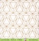 Preview: Geometrisches Muster mit goldenen Dreiecken - 1 Lunch Serviette