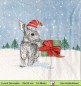 Preview: Hase und Igel als Nikolaus mit Geschenken - 1 Lunch Serviette