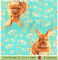 Preview: Hase zwischen Margeriten - 1 Lunch Serviette