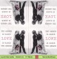 Preview: Sagen Vintage Design - Hochzeit - Die Antwort ist Liebe - 1 Lunch Serviette