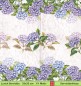 Preview: Blaue Hortensien mit Ornamenten - 1 Lunch Serviette