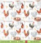 Preview: Huhn und Hahn in der Hühnerfarm - 1 Lunch Serviette