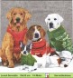 Preview: Drei Hunde im Wollpullover - 1 Lunch Serviette