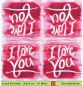 Preview: I love you - 1 Lunch Serviette
