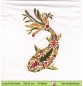 Preview: Koi aus Blumen - 1 Lunch Serviette