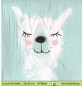 Preview: Lama auf blau - 1 Lunch Serviette