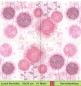 Preview: Lauch in rosa gezeichnet aus winzigen Blüten - 1 Lunch Serviette - halbes Motiv