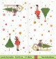 Preview: Kinder mit Schlitten und Stern - 1 Lunch Serviette - Halbes Motiv