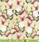 Preview: Magnolien auf beige - 1 Lunch Serviette - Ganzes Motiv