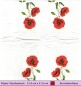 Preview: Stolze Mohnblume - 1 Papier Taschentuch