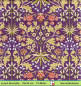 Preview: Blumen auf lila - 1 Lunch Serviette