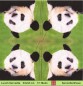 Preview: Panda mit Bambus - 1 Lunch Serviette