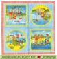 Preview: Peggy Diggledey am See - 1 Lunch Serviette - vier verschiedene 1/4 Motive