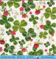 Preview: Roter vierblättriger Klee - 1 Cocktail Serviette
