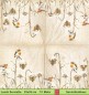 Preview: Rotkehlchen im Schnee auf verblühten Blumen - 1 Lunch Serviette - halbes Motiv