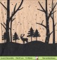 Preview: Kleiner schwarzer Hirsch im Wald - 1 Lunch Serviette