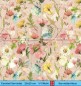 Preview: Wiesenblumen auf rosa - 1 Cocktail Serviette - ganzes Motiv