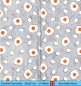 Preview: Spiegeleier auf grau - 1 Cocktail Serviette