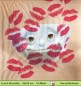 Preview: Geküsst Tasse mit Lippenstift - 1 Lunch Serviette - Halbes Motiv