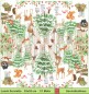 Preview: Waldtiere im Schnee als halbes Motiv - 1 Lunch Serviette