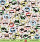 Preview: Katzen mit Masken als Batman - 1 Lunch Serviette