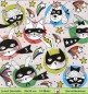 Preview: Katzen mit Masken als Batman - 1 Lunch Serviette