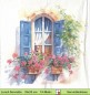 Preview: Vier verschiedene Fenster mit Blumen - 1 Lunch Serviette