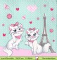 Preview: Zwei Katzen in Paris - 1 Lunch Serviette
