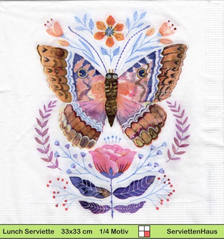 Schmetterling Duchess - 1 Lunch Serviette