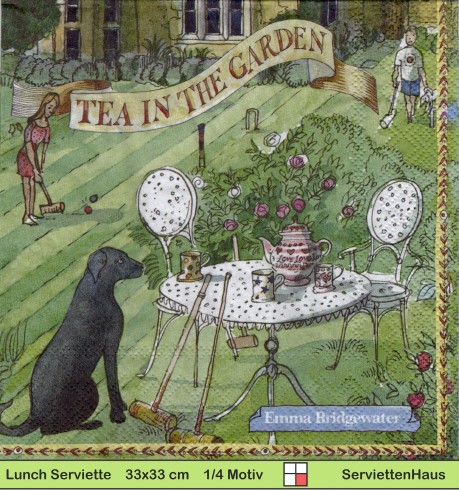 Emma Bridgewater - Tee im Garten - 1 Lunch Serviette