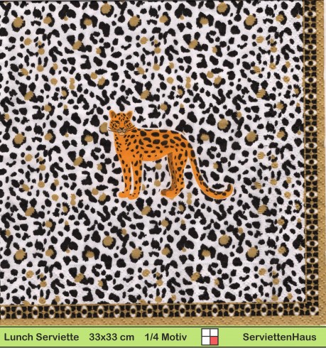 Kleiner Leopard - 1 Lunch Serviette