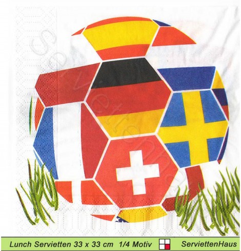Mein Fußballtipp - 1 Lunch Serviette