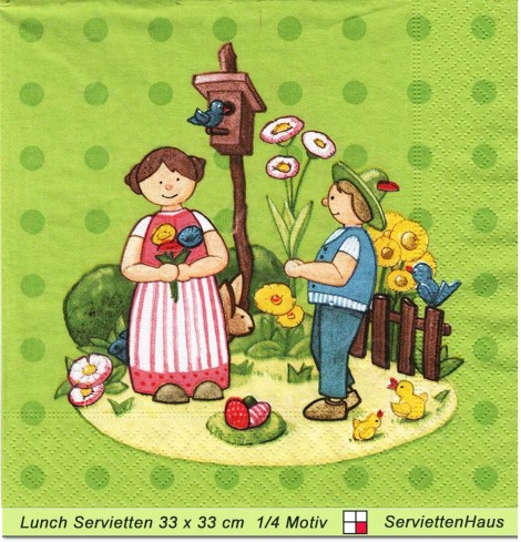 Oma und Opa - 1 Lunch Serviette