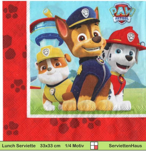 PAW Patrol - 1 Lunch Serviette