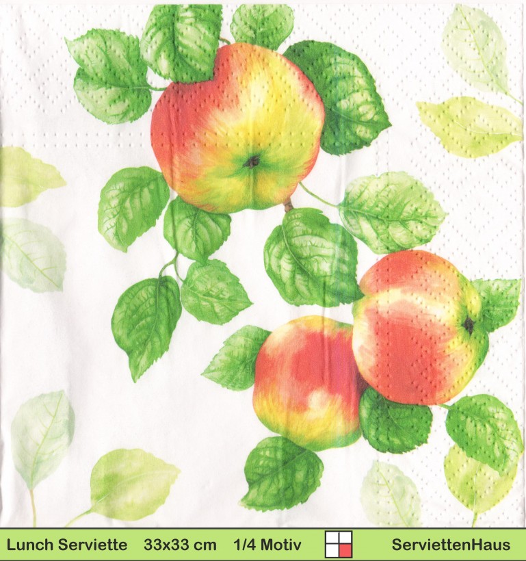 Apfel am Baum - 1 Lunch Serviette