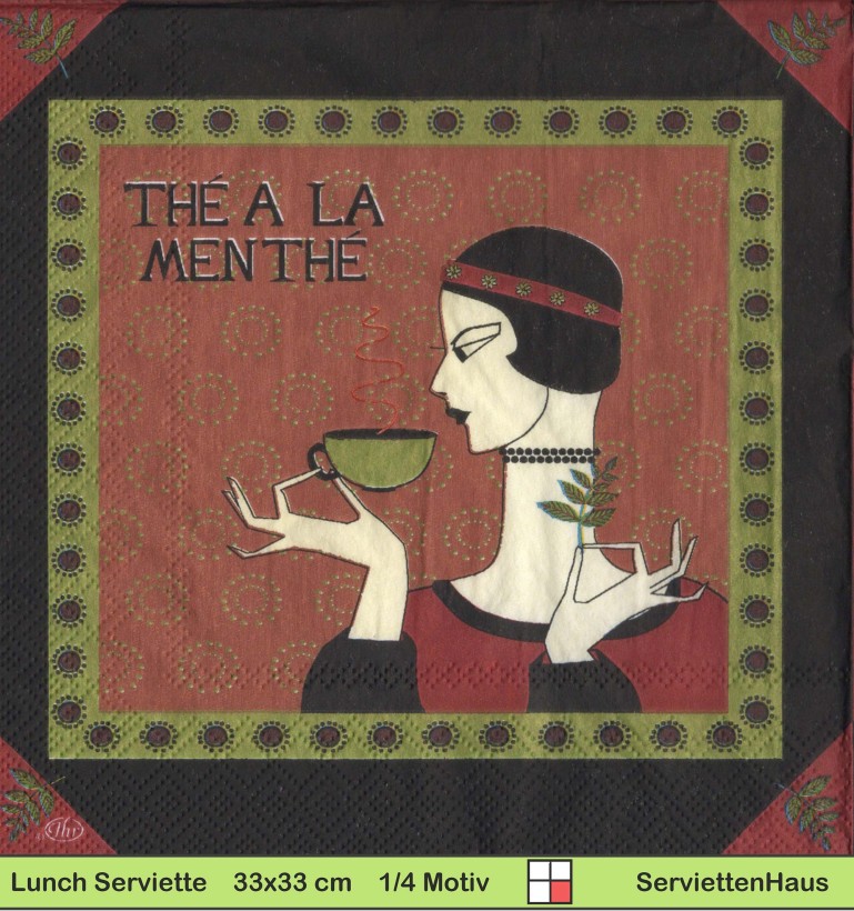 Danica Studio - The a la Menthe - 1 Lunch Serviette