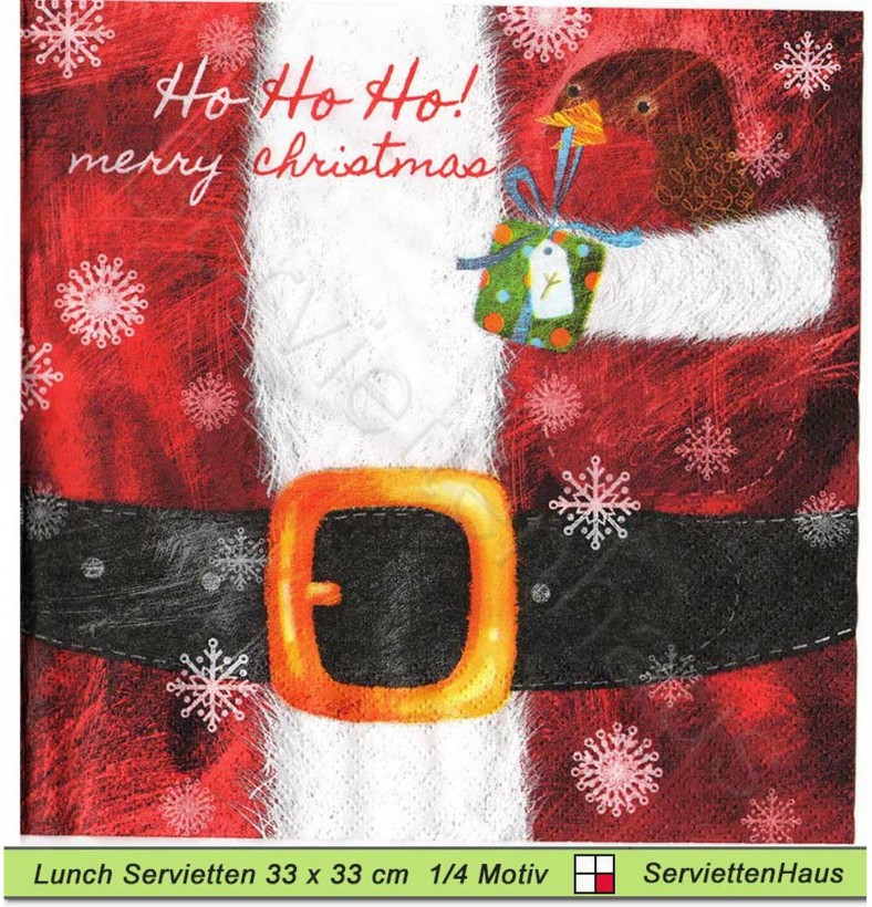 Der Bauch vom Nikolaus - 1 Lunch Serviette