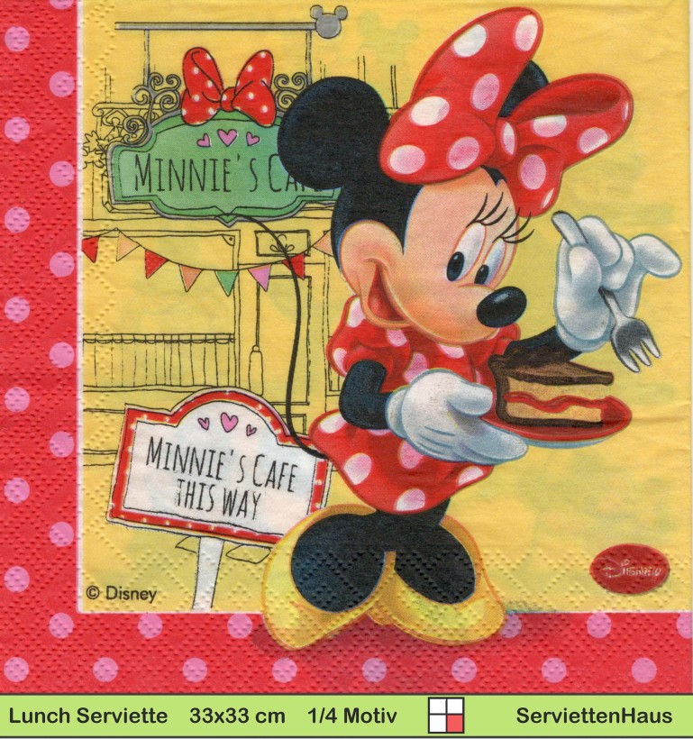 Minnies Cafe - 1 Lunch Serviette