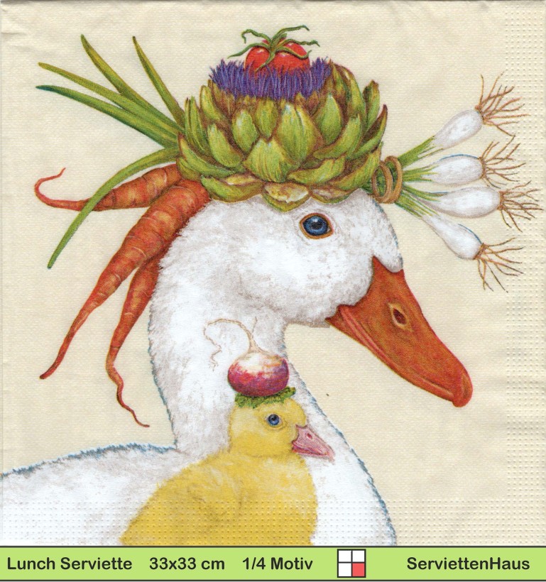 Vicki Sawyer - The Gardeners - 1 Lunch Serviette