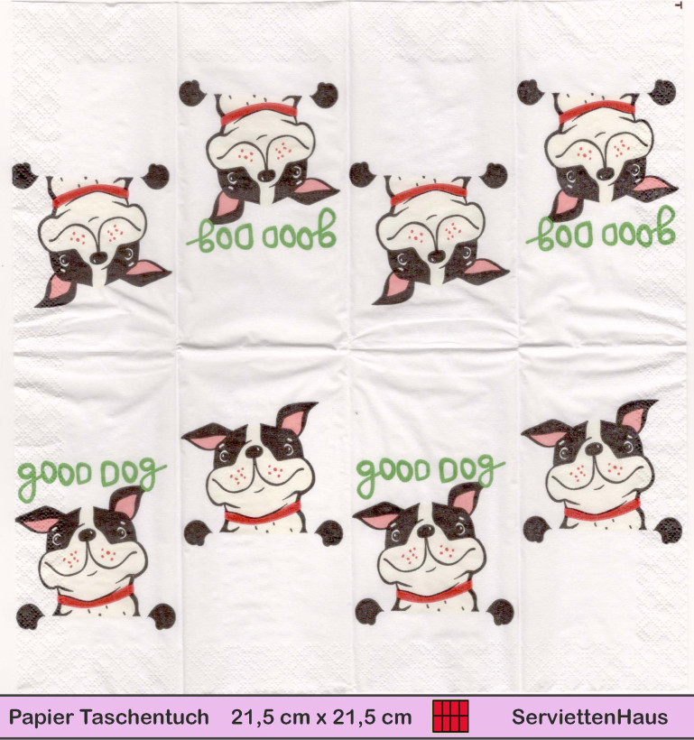 Good Dog  - 1 Taschentuch