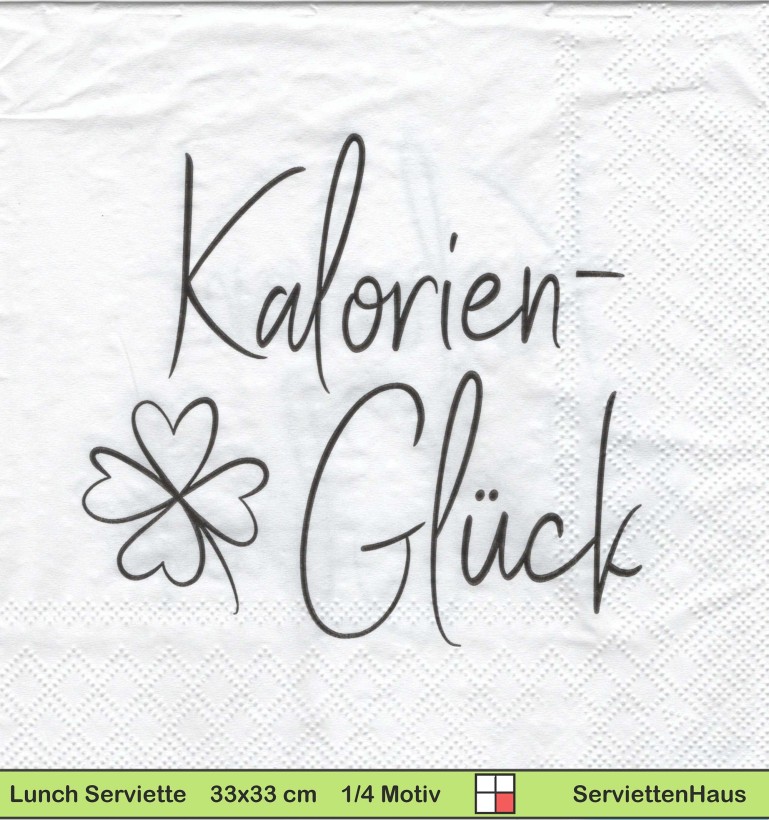 Kalorienglück - 1 Lunch Serviette